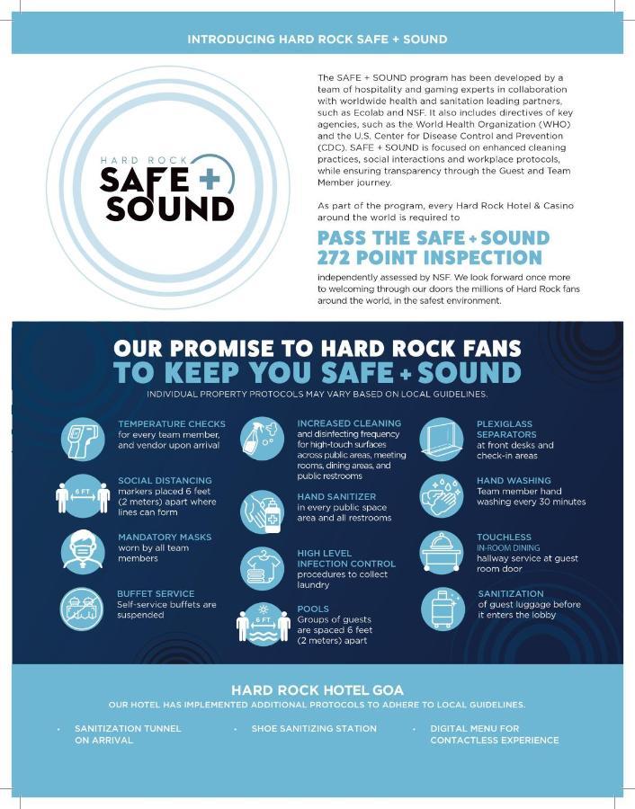 Hard Rock Hotel Goa Калангут Екстер'єр фото Safe and Sound Club Promise